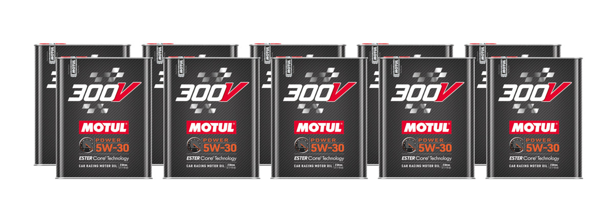 Motul 300V Power 5W30 Synthetic Motor Oil - 2 L Bottle (Case of 10)
