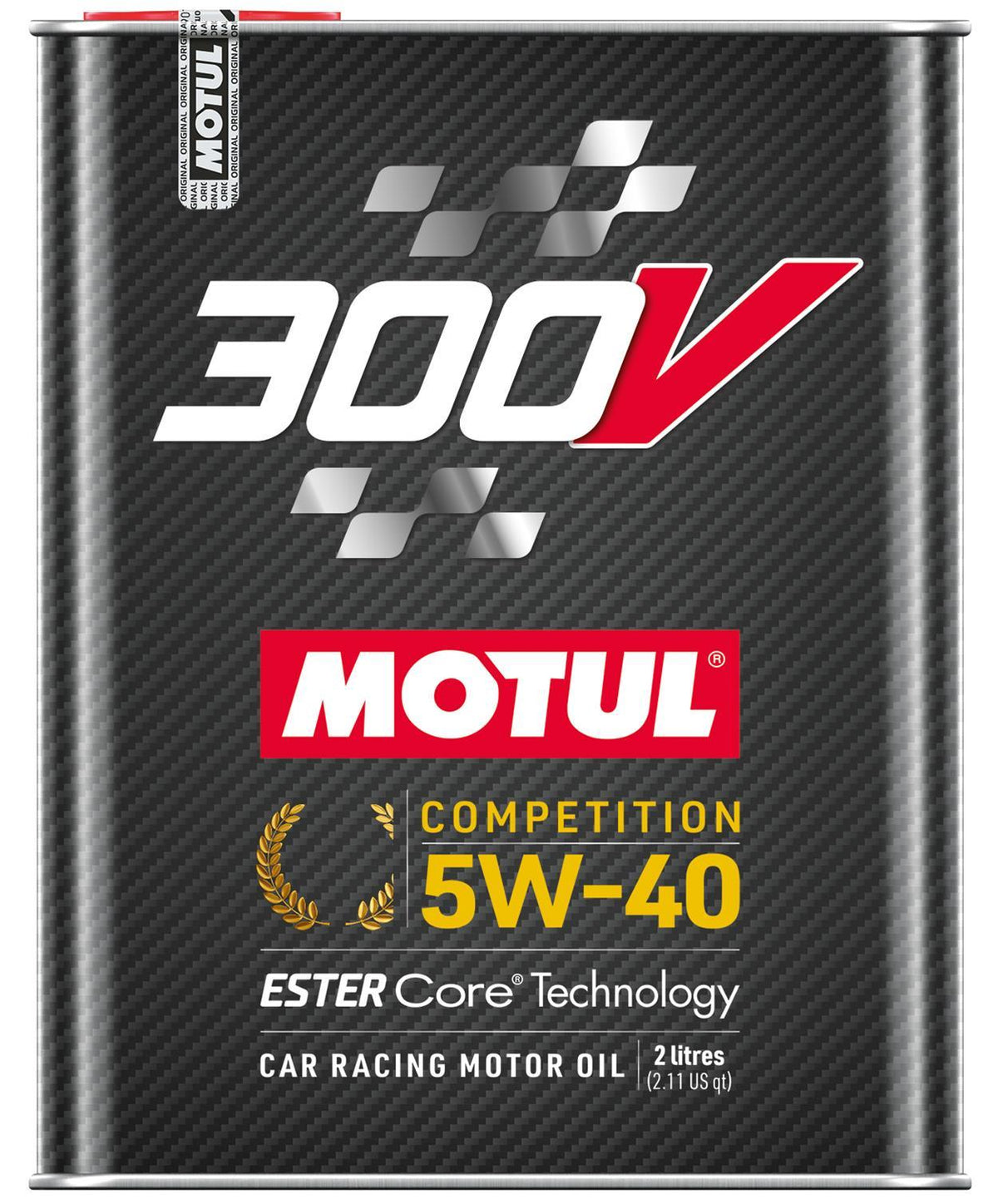 Motul 300V Racing 5W40 Synthetic Motor Oil - 2 L Can