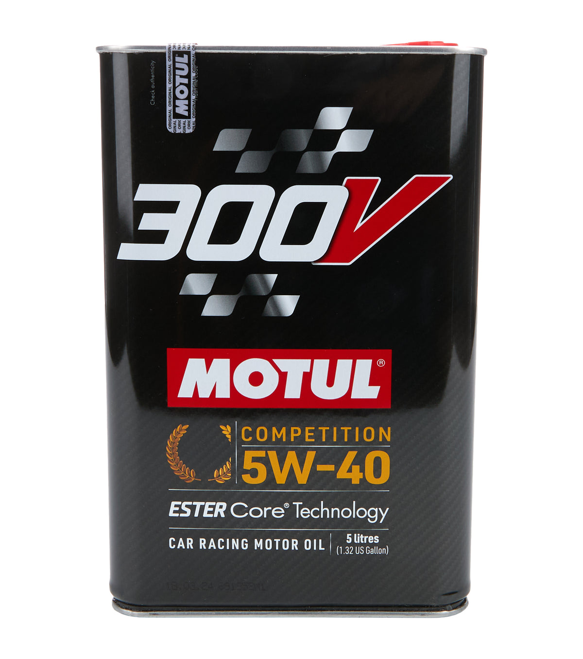 Motul 300V Competition 5W40 Synthetic Motor Oil - 5 L Bottle