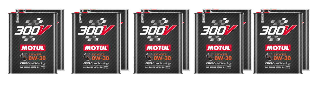 Motul 300V Power 0W30 Synthetic Motor Oil - 2 L Bottle (Case of 10)