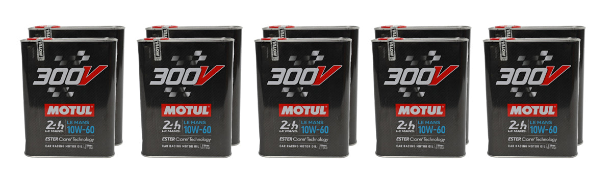 Motul 300V LE Mans 10W60 Synthetic Motor Oil - 2 L Bottle (Case of 10)