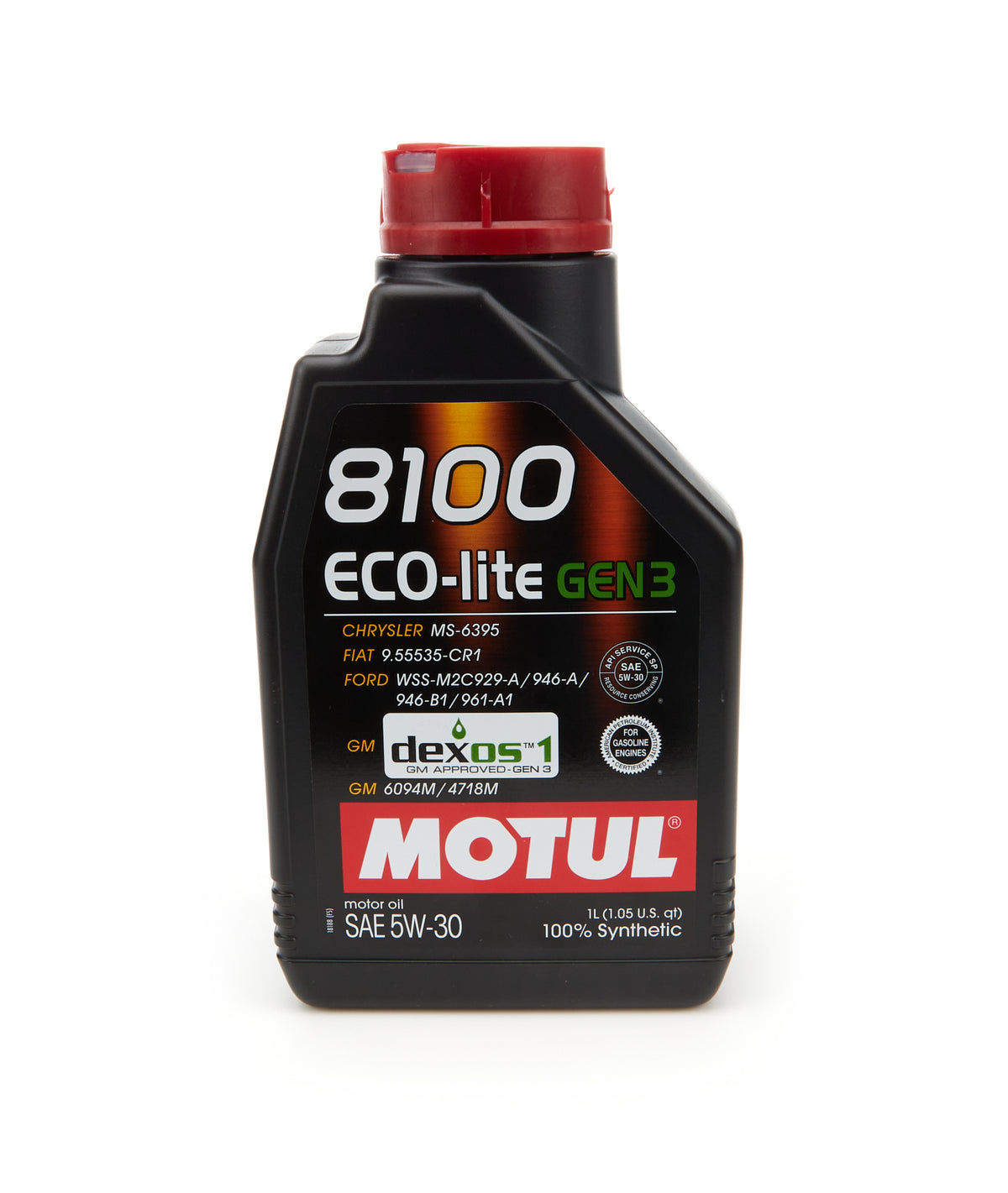 Motul 8100 Eco-Lite Gen3 5W30 Synthetic Motor Oil - 1 L Bottle