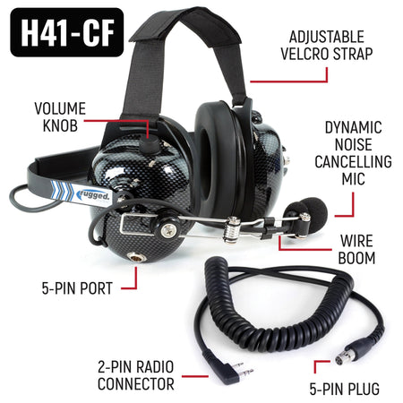 Rugged Radios NASCAR Driver & Crew Chief Racing Kit /w V3 Radios NASCAR-V3