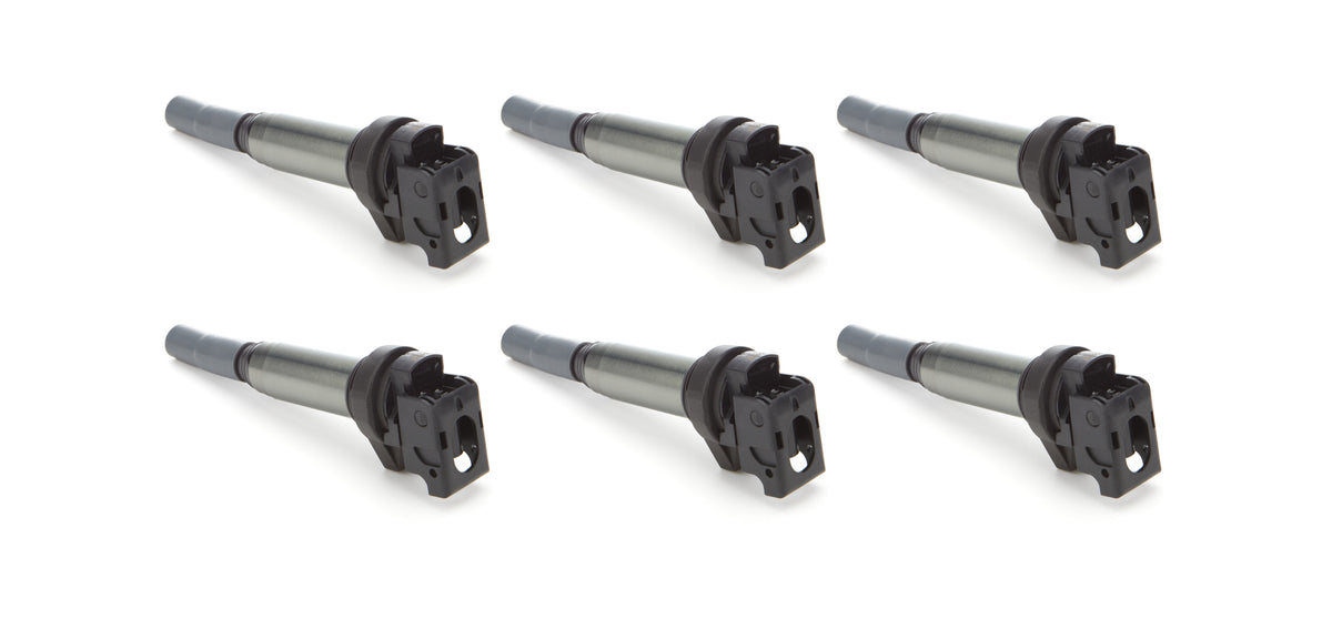 NGK Coil-On-Plug Ignition Coil Pack - Pencil Style Black - BMW 2003-22 (Set of 6)