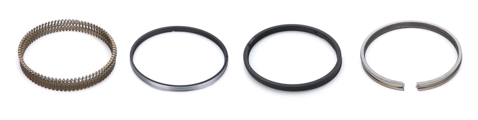 NPR American V8 Engine Ring Series Piston Ring Set - 4.160 in Bore - 1.2 x 1.2 x 3.0 mm Thick - Standard Tension - Nitride - 8-Cylinder