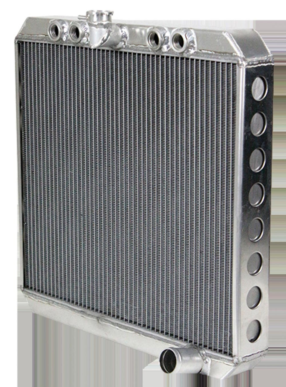 Northern Aluminum Sprint Car Radiator - Filler Neck - 19.875 in W x 19.75 in H x 2.75 in D - Passenger Side Outlet