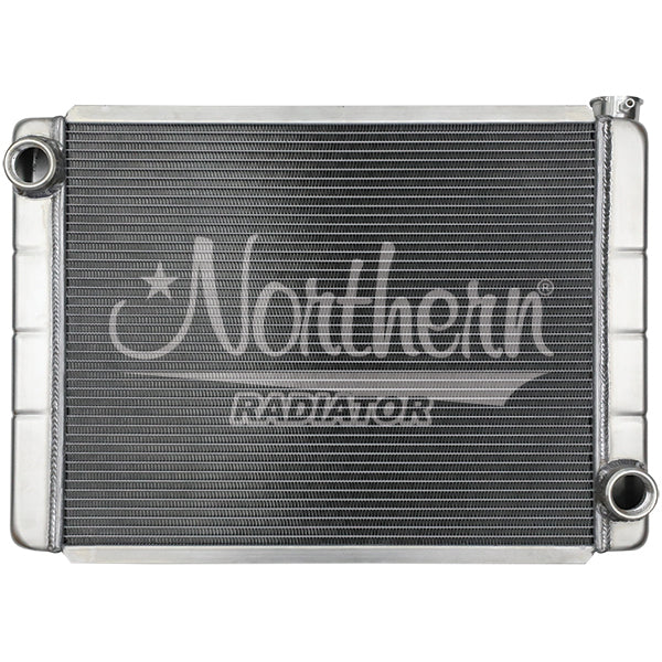 Northern Dual Pass Aluminum Radiator - 28 in W x 19 in H x 3.125 in D - GM