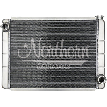 Northern Dual Pass Aluminum Radiator - 28 in W x 19 in H x 3.125 in D - GM