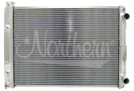 Northern Muscle Car Aluminum Radiator - 27.75 in W x 18.5 in H x 3.125 in D - GM LS-Series - Chevy F-Body 1967-69