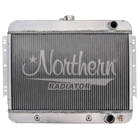 Northern Muscle Car Aluminum Radiator - 23.375 in W x 15.25 in H x 2.25 in D - GM A-Body 1965-67