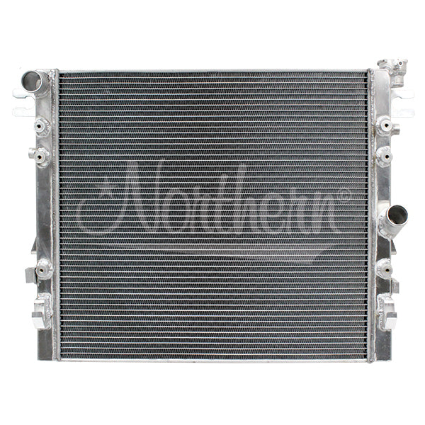 Northern Muscle Car Aluminum Radiator - 25.25 in W x 21.125 in H x 2 in D - Jeep Wrangler JK 2007-18