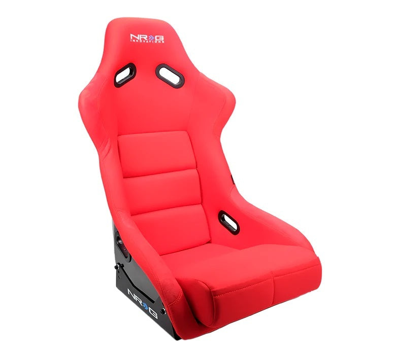 NRG Innovations FRP Seat - Cloth - Red / Black