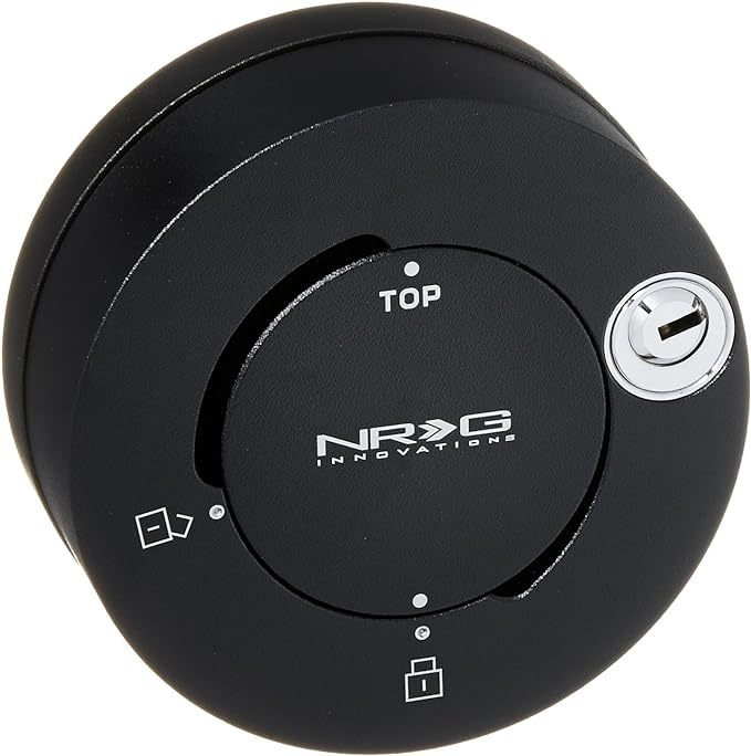 NRG Innovations Steering Hub Lock w/ Keys - Black