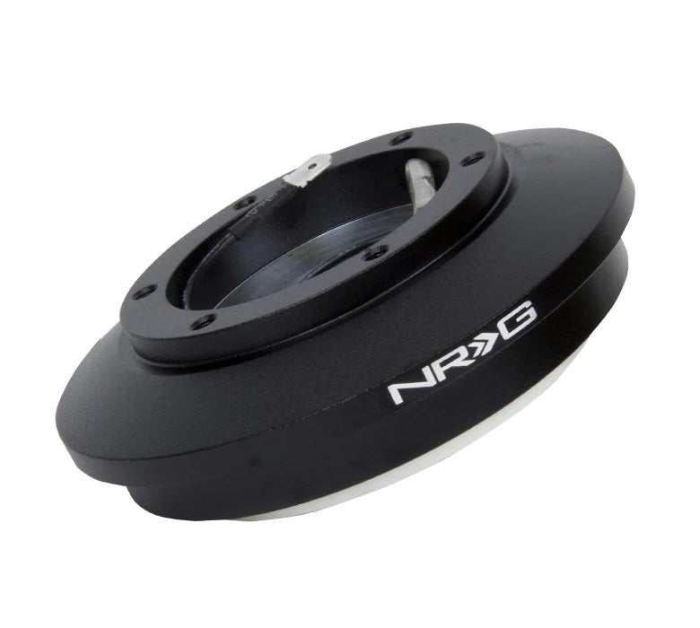 NRG Innovations Steering Wheel Adapter - 6-Bolt Quick Release to OE Column - Black - Lexus / Toyota