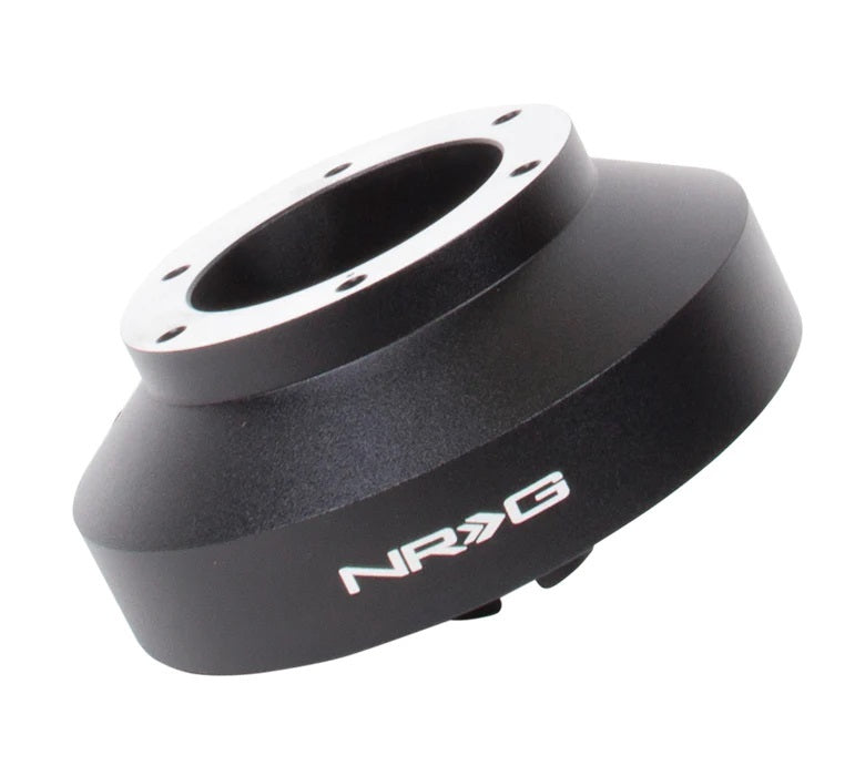 NRG Innovations Steering Wheel Adapter - 6-Bolt Quick Release to OE Column - Black - Acura / Honda SRK-131H