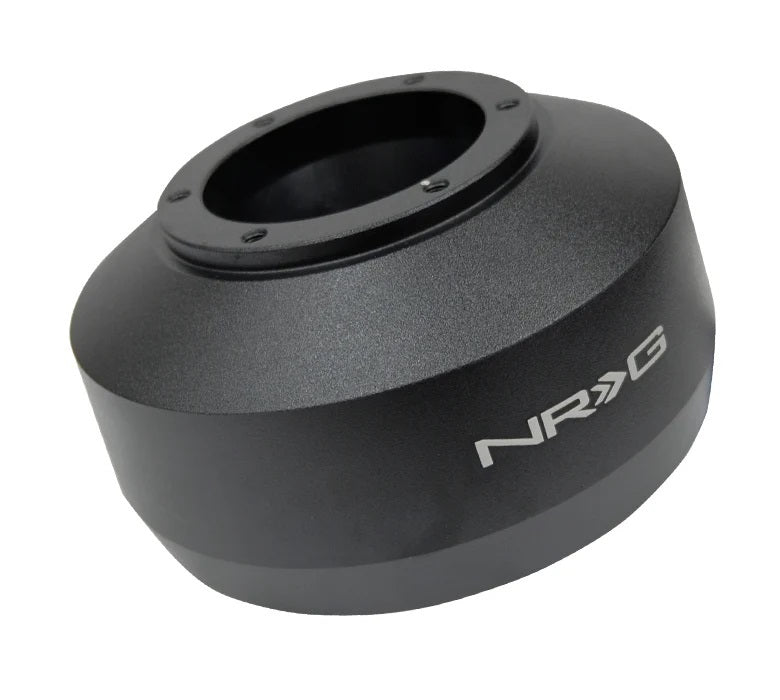 NRG Innovations Steering Wheel Adapter - 6-Bolt Quick Release to OE Column - Black - Ford SRK-162H