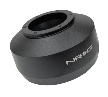 NRG Innovations Steering Wheel Adapter - 6-Bolt Quick Release to OE Column - Black - Ford SRK-162H