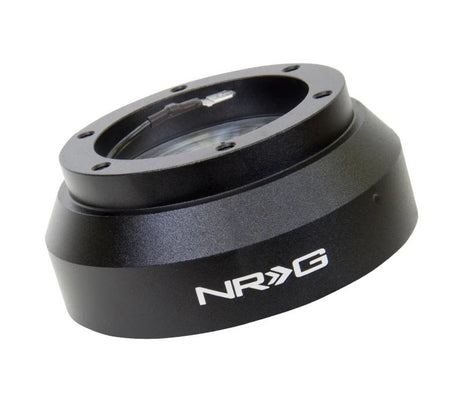 NRG Innovations Steering Wheel Adapter - 6-Bolt Quick Release to OE Column - Black - Various Applications