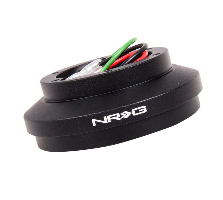 NRG Innovations Steering Wheel Adapter - 6-Bolt Quick Release to OE Column - Black - Ford SRK-174H