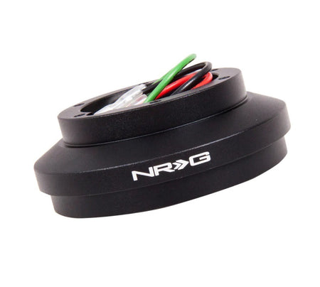 NRG Innovations Steering Wheel Adapter - 6-Bolt Quick Release to OE Column - Black - Ford SRK-174H