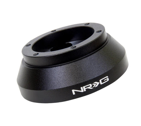 NRG Innovations Steering Wheel Adapter - 6-Bolt Quick Release to OE Column - Black - GM / Pontiac