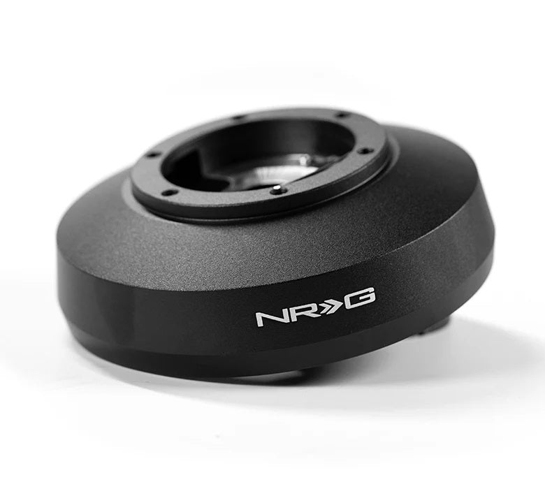 NRG Innovations Steering Wheel Adapter - 6-Bolt Quick Release to OE Column - Black - Ford SRK-179H