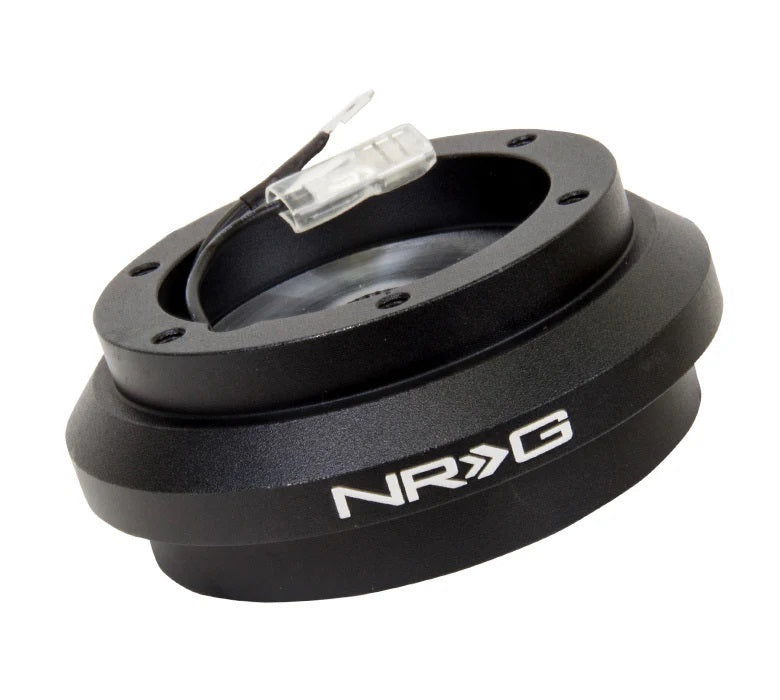 NRG Innovations Steering Wheel Adapter - 6-Bolt Quick Release to OE Column - Black - Acura / Honda SRK-190H