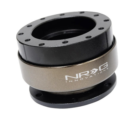 NRG Innovations Steering Wheel Quick Release - SFI 42.1 - Black - 6-Bolt Steering Wheel