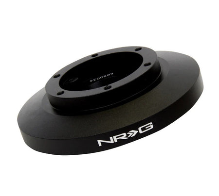 NRG Innovations Steering Wheel Adapter - 6-Bolt Quick Release to OE Column - Black - BMW / Mini Cooper