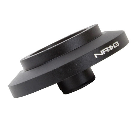 NRG Innovations Steering Wheel Adapter - 6-Bolt Quick Release to OE Column - Black - BMW