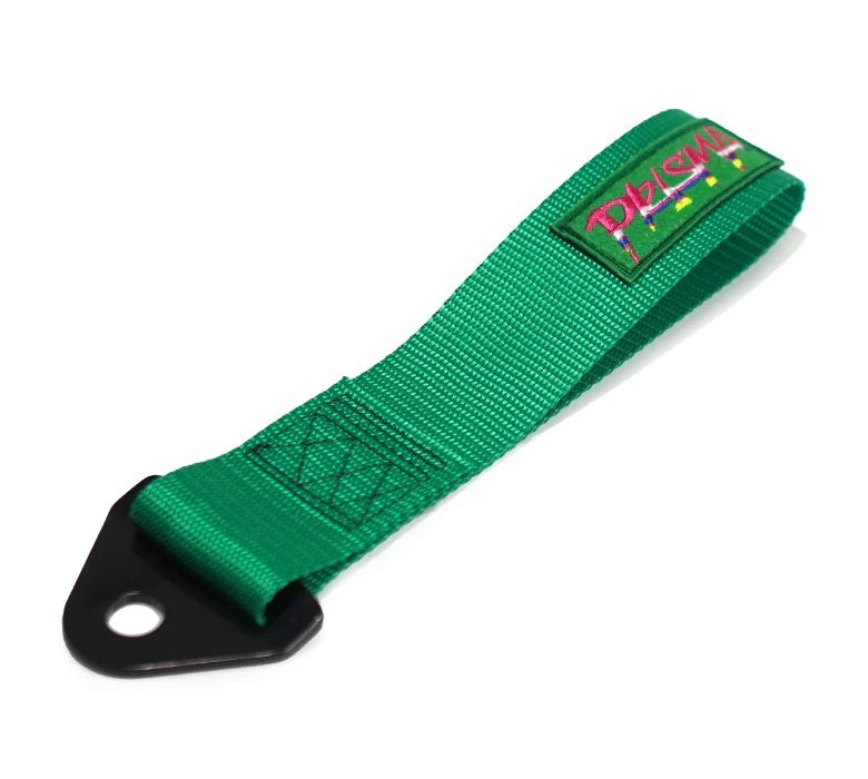 NRG Innovations Prisma Tow Strap w/ Loop - Bolt-On - Green