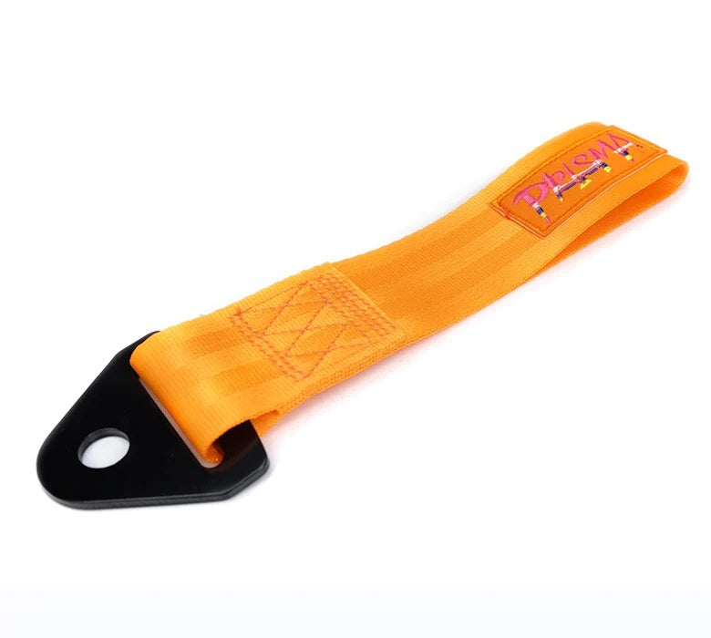 NRG Innovations Prisma Tow Strap w/ Loop - Bolt-On - Orange