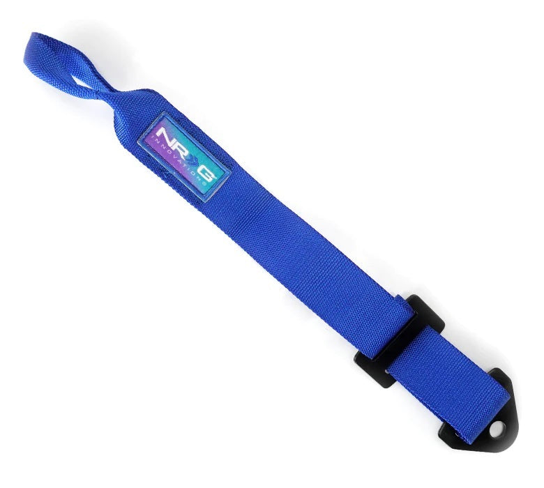 NRG Innovations Tow Strap w/ Loop - Bolt-On / Wrap Around - Blue