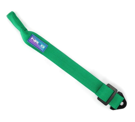 NRG Innovations Tow Strap w/ Loop - Bolt-On / Wrap Around - Green