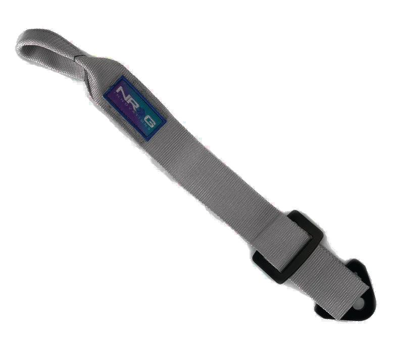 NRG Innovations Tow Strap w/ Loop - Bolt-On / Wrap Around - Gray