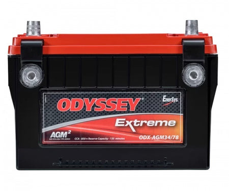 Odyssey Extreme Series AGM Battery - 12V - 850 CCA - 10.9 in L x 7.9 in H x 6.8 in W ODX-AGM34 78
