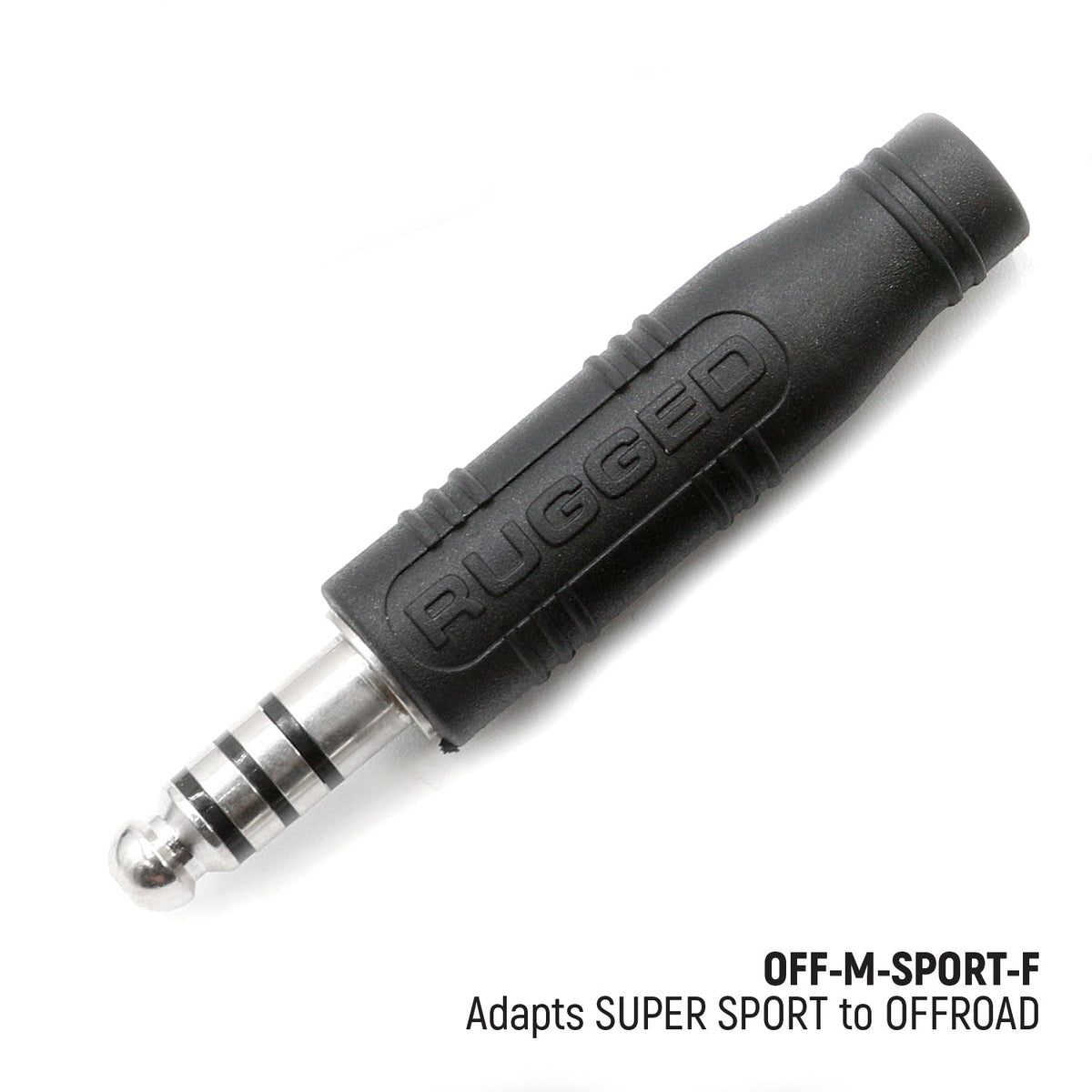 Rugged Radios OFFROAD and STX SUPER SPORT Headset and Helmet Kit Adapter - Adapter for STX Stereo Cables STX-M-SPORT-F