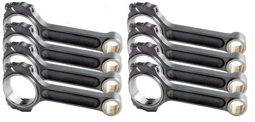 Oliver Big Block Series I-Beam Connecting Rod - 6.700 in Long - Bushed - 7/16 in Cap Screws - Big Block Chevy (Set of 8)