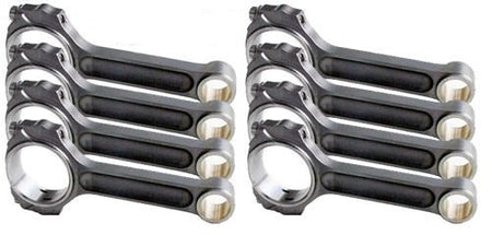 Oliver Big Block Series I-Beam Connecting Rod - 6.700 in Long - Bushed - 7/16 in Cap Screws - Big Block Chevy (Set of 8)