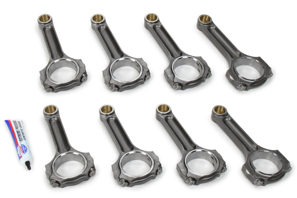 Oliver LS Series I-Beam Connecting Rod - 6.125 in Long - GM LS-Series (Set of 8)
