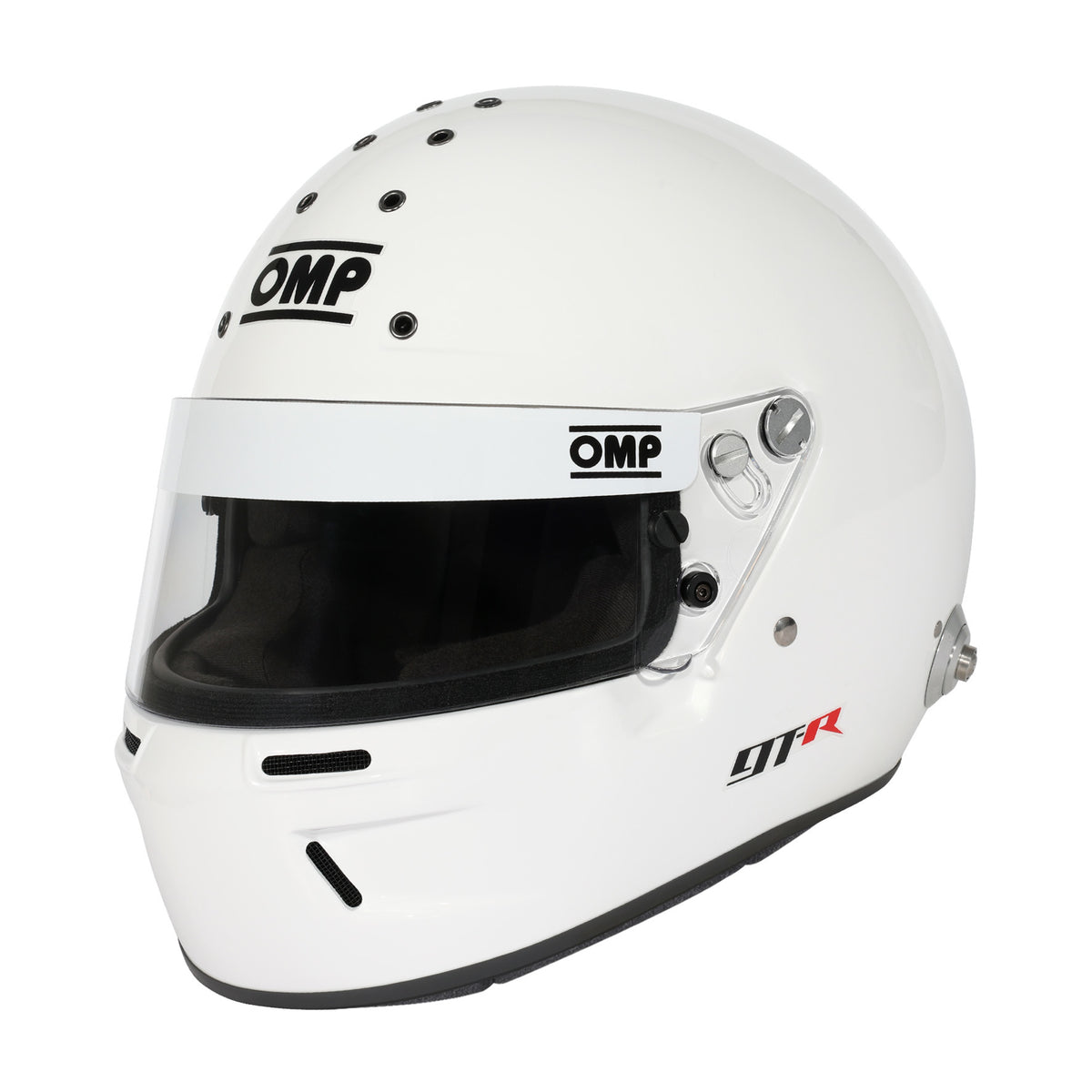 OMP Racing GT-R Helmet SA2025/FIA 8859.2024 - White