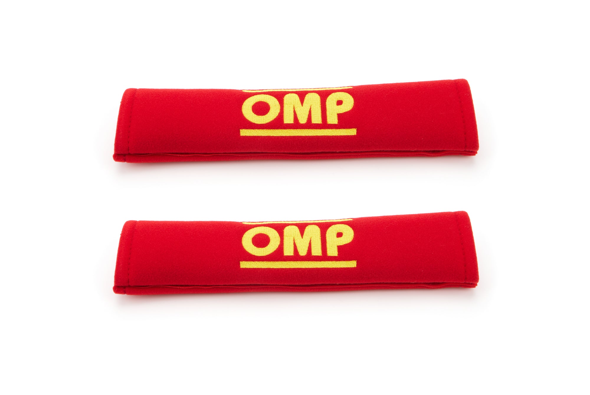 OMP Harness Pads - Red - 2 in Belts