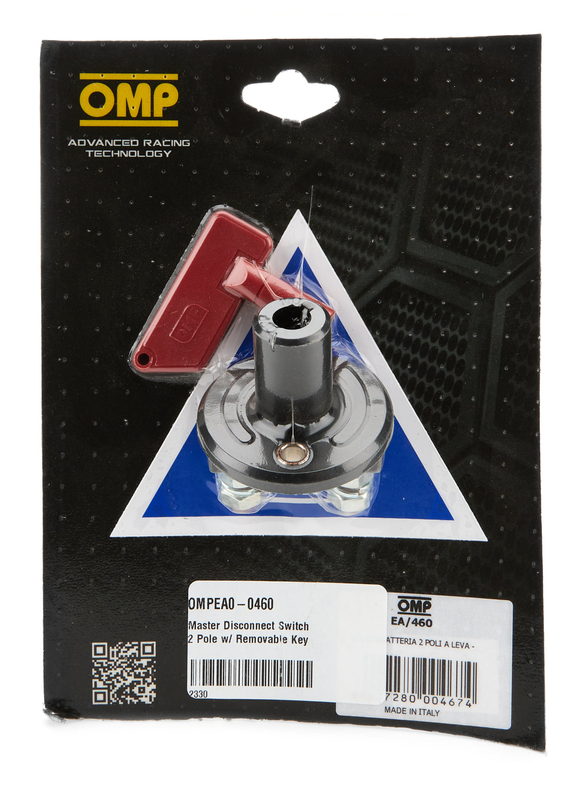 OMP Master Disconnect Switch 2 Pole w/ Removable Key - 100 amp