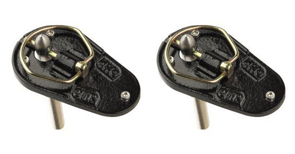 OMP Aluminum Hood Pin - 10 mm OD x 4 in Long (Pair)