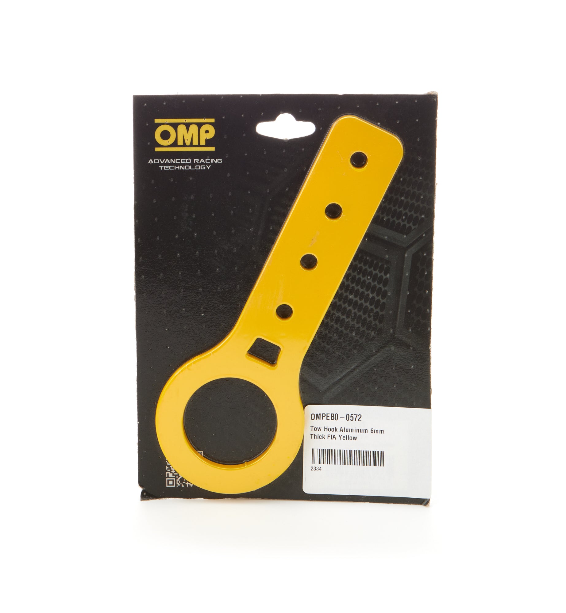 OMP Bolt-On Aluminum Tow Loop - Yellow