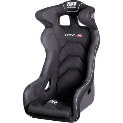 OMP HTE-R Fiberglass Seat - Black - Standard
