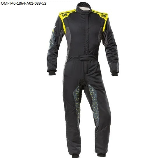 OMP Tecnica Hybrid Suit - Black/Fluo Yellow