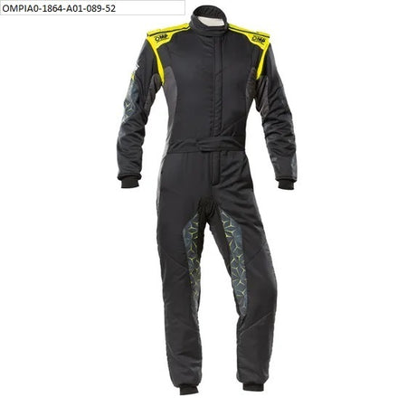 OMP Tecnica Hybrid Suit - Black/Fluo Yellow