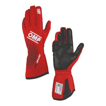 OMP Racing One EVO FX FIA 8856-2018 Gloves - Red