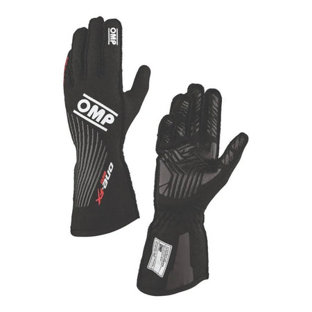 OMP Racing One EVO FX FIA 8856-2018 Gloves - Black